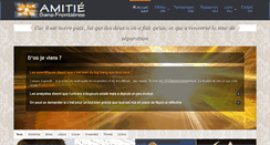 Desktop Screenshot of amitiesansfrontiere.com